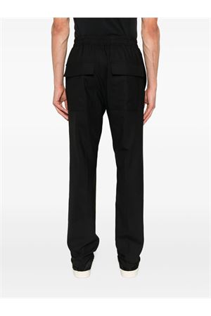 Pantaloni in lana vergine nera RICK OWENS | RU02E1390ZL09